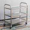 Hanlu Stainless Steel Three-Tier Serving Cart