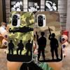 Камуфляжный военный чехол для телефона Xiaomi 12 11T 10 9 Redmi Note 11 10 10S Pro Redmi 9 9A 8 Прозрачный чехол для телефона