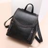 Genuine Leather Backpack Women's Soft Leather Retro Women's Bag Fashion All-match Schoolbag