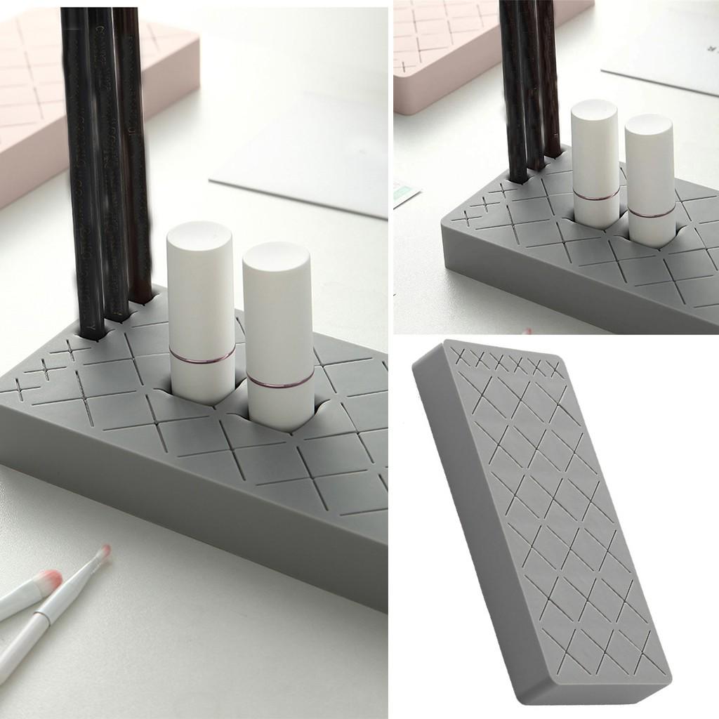 Ящик для хранения помады Туалетный столик Силиконовая настольная подставка для женщин