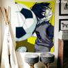 Meguru Bachira anime1 Wall Tapestry Aesthetic Wall Hanging Printed Fabric Blanket Decorative Tapestries for Bedroom Living Room Home Decor