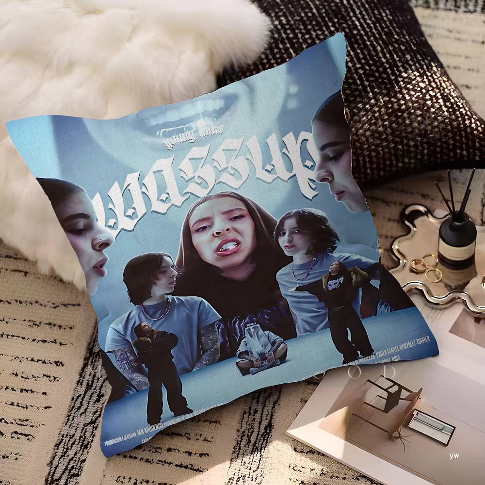Singer YYoung Miko Cushion Cover Polyester Sofa Cushions Decorative Throw Pillows Home Decoration Pillowcover