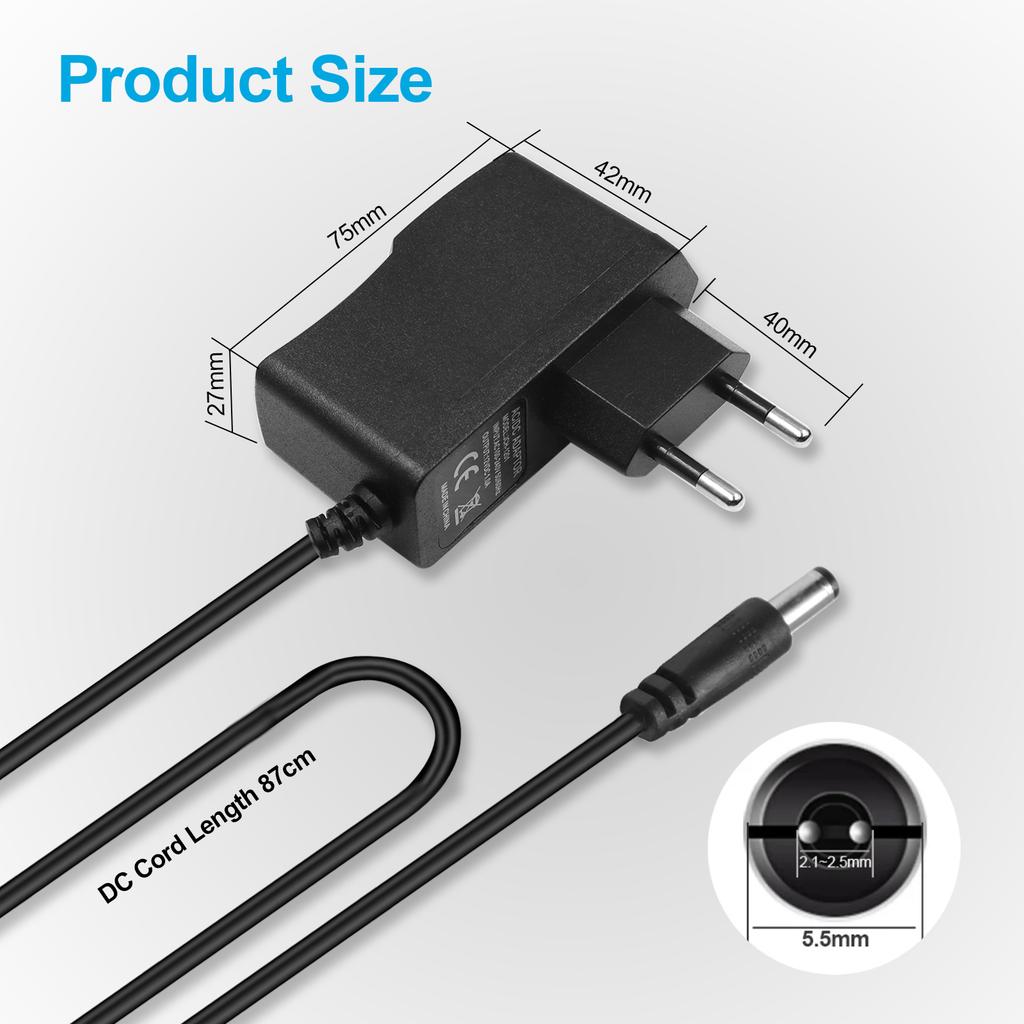 Universal LED Power Supply Adapter 5V 12V 24V AC to DC Transformer 1A 2A 3A 5A 8A 10A for LED Strip Lights Global Plug