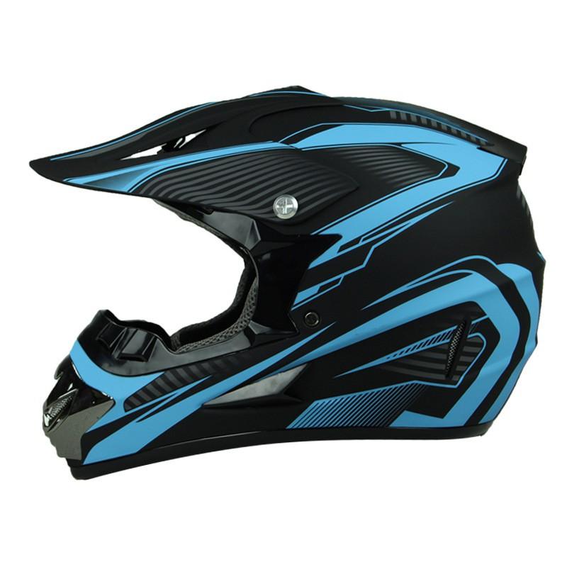 Full Face Motorcycle Helmet Off-Road ATV Dirt Bike Karting Universal Fit ABS DOT Certified