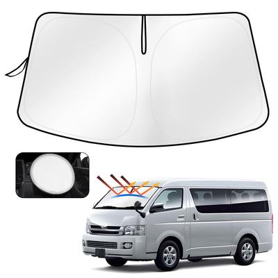 Cartist Toyota Hiace 200 Series Передний солнцезащитный экран HIACE H200 Стандартный кузов Sunline Sunset Sunfia Солнцезащитный экран на лобовое стекло Шторка-шторка Затемняющая шторка