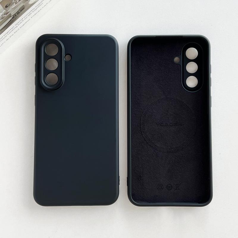 Магнитный чехол из жидкого силикона для Samsung Galaxy S26 S25 Ultra S24 S23 S22 Plus A16 A54 A55 A56 5G, ударопрочный мягкий чехол
