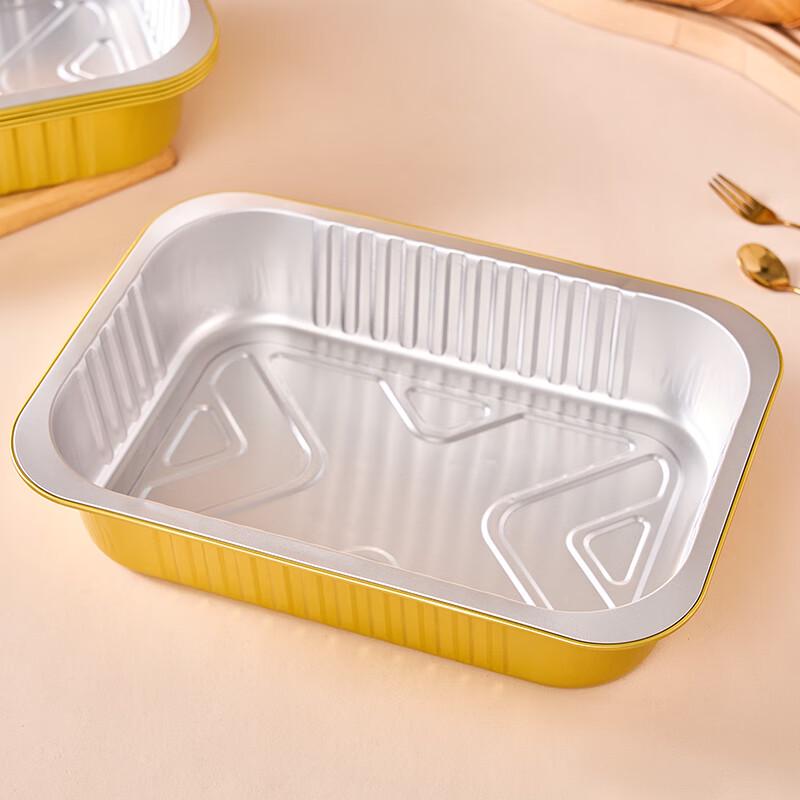 Suncojia Disposable Aluminum Foil Rectangular Grill Tray