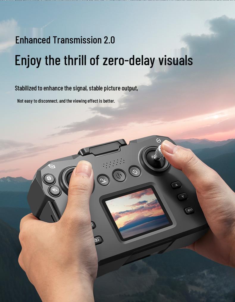 K12MAX Brushless Drone with Screen Controller, Optical Flow, and Smart Obstacle Avoidance.