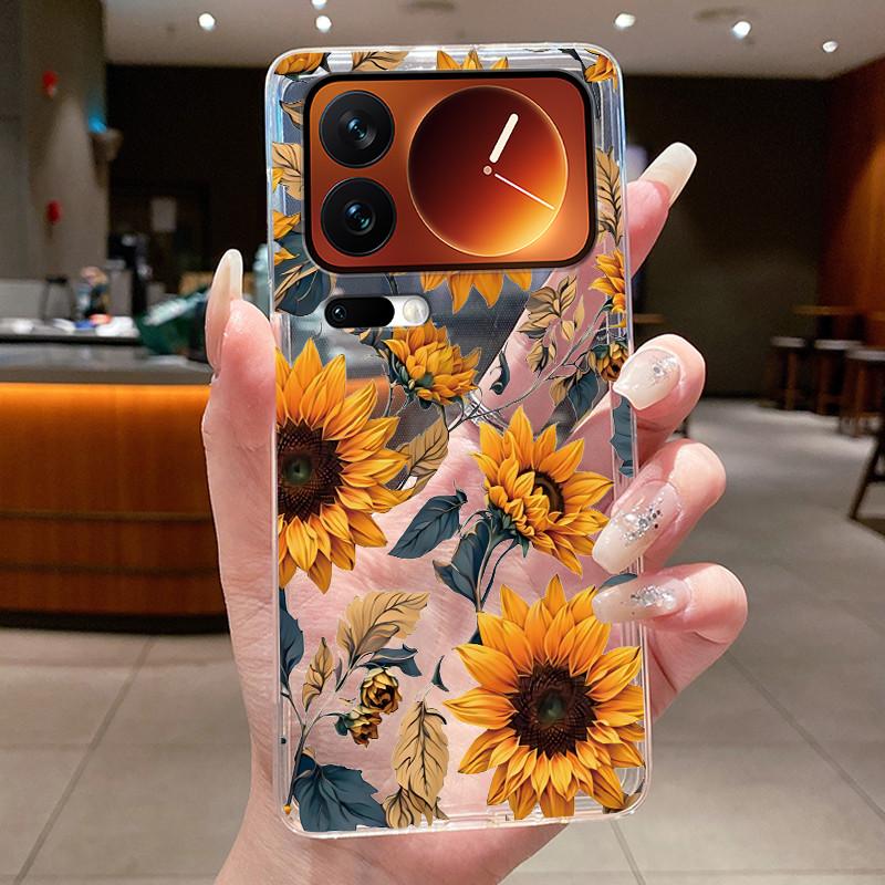 Модный Чехол для Телефона с Узором Совы для Xiaomi 17 Pro Xiaomi 17 Pro Max Прозрачный Мягкий TPU Чехол Ударопрочный Парный Чехол