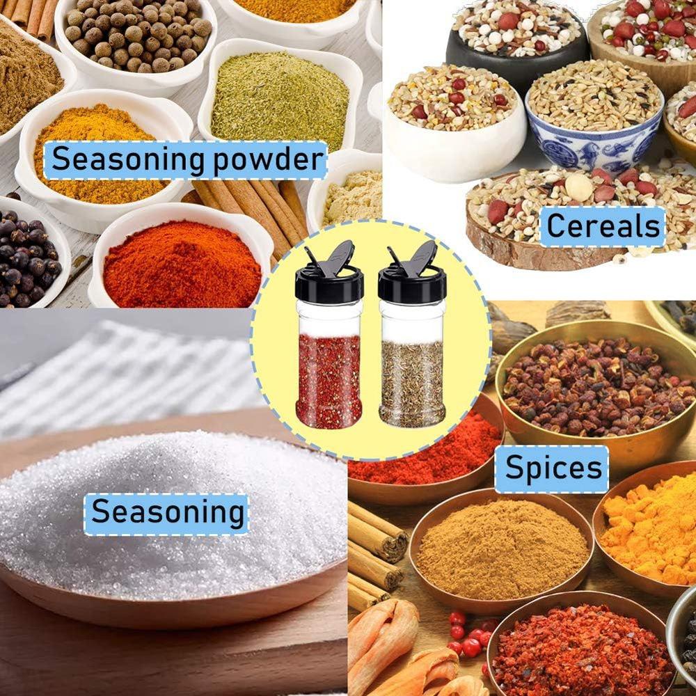 Butterfly Cover Seasoning Bottle Plastic Spice Containers Clear Plastic Spice Jar Cumin Powder