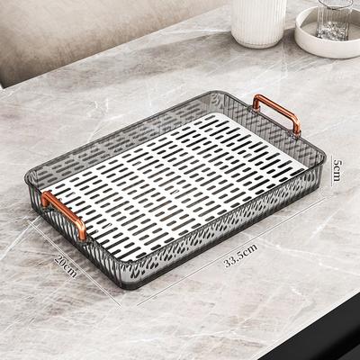 Поднос для чая в стиле ручки для дома и кухни, переносной поднос для сервировки чая в ресторане, пластиковый декоративный поднос для чая в Чабане