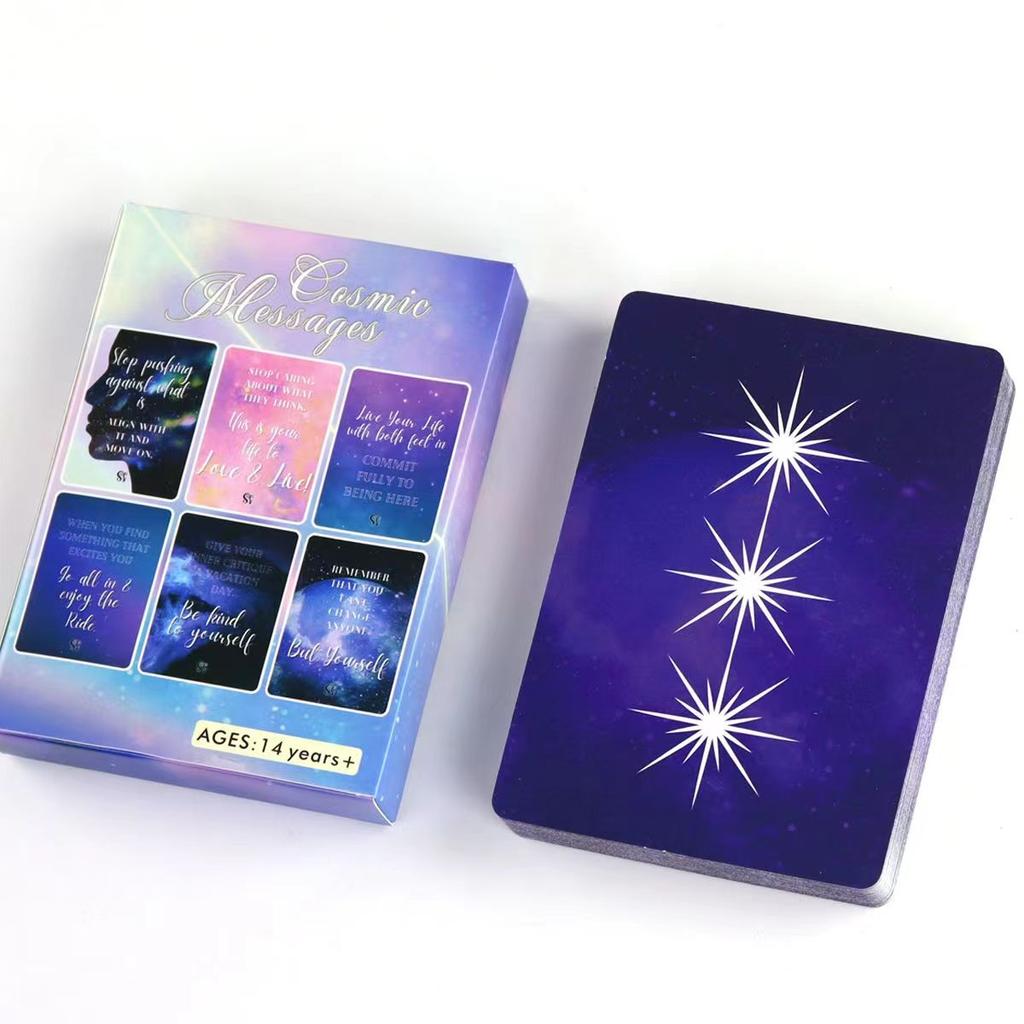 10,4*7,3 см, 42 шт. Карты Oracle, вдохновляющие космические послания