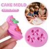 Инструменты для выпечки Форма для торта, бант, помадка, форма для украшения торта, шоколадная форма, самодельная бижутерия, капающий клей, смола, силиконовая форма, симпатичная, 4 шт.