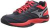 Теннисные кроссовки Wave Spark WIDE AC для всех типов кортов, клубные занятия, легкие, для игры на корте, для софт-тенниса, см 3E Черный/Белый/Красный 23.0