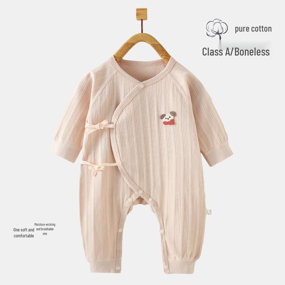 Весенний хлопковый ромпер для новорожденных - Боди с длинным рукавом для девочек