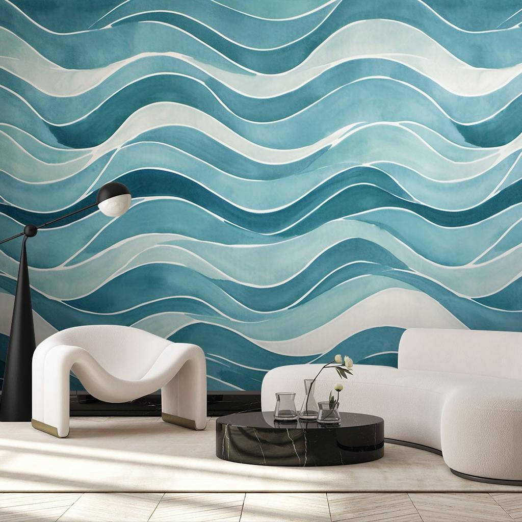 Wallpaper Sea Waves Abstraction
