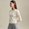Women's Pure Cashmere Round Neck Pullover Sweater