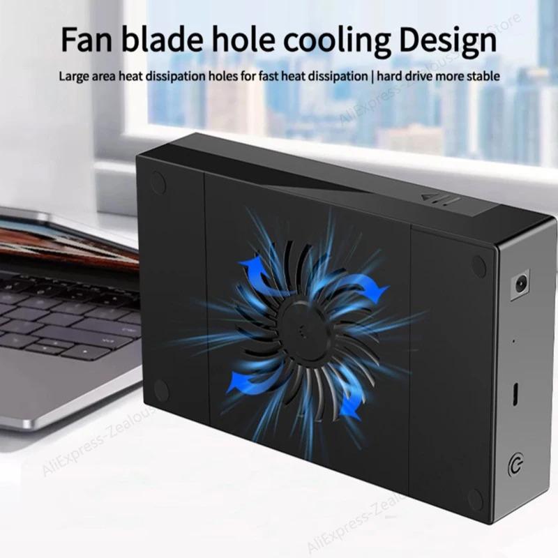Корпус для 2.5/3.5-дюймового HDD USB 3.0 к SATA Внешний Жесткий Диск Поддержка 12 ТБ Корпус для Жесткого Диска 5 Гбит/с Высокоскоростной Адаптер для ПК Ноутбука
