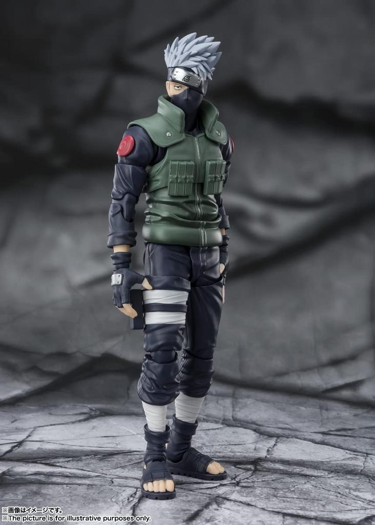 TAMASHII NATIONS NARUTO Shippuden Kakashi Hatake Hero of the Sharingan 160 мм ABS ПВХ окрашенная подвижная фигурка SHFiguarts - - Приблизительно. &