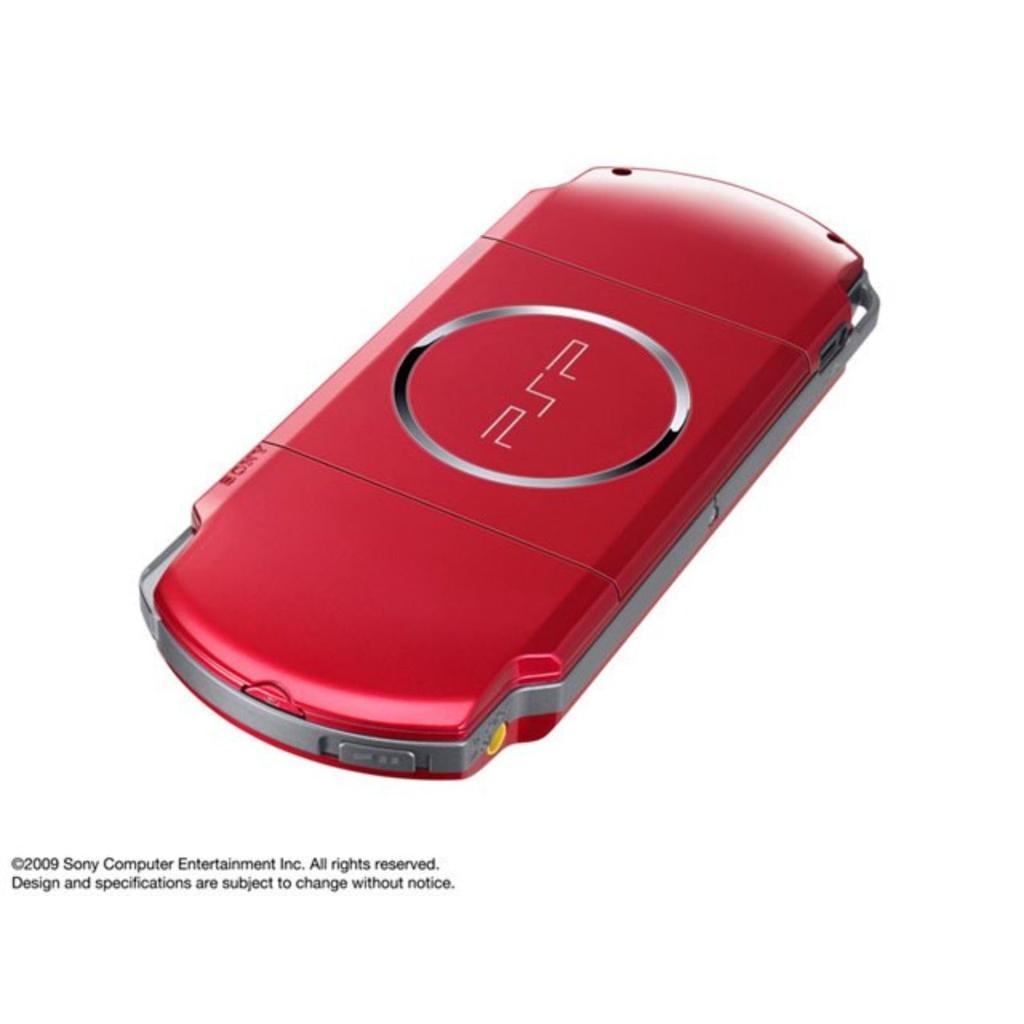 Восстановленная PSP Radiant Red с замененным ЖК-экраном "PlayStation Portable" (ПСП-3000РР)