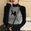 Vintage Graphic Tees for Women Y2k Long Sleeve Star Shirts Teen Girl Retro Slim Fitted Crop Tops Streetwear