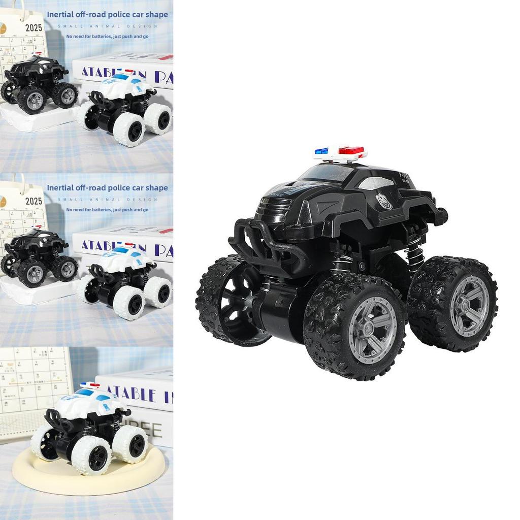 Police Off Road Vehicle Toy With Inertial Movement Non Battery Interactive For Children