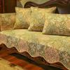 Vintage Jacquard Sofa Cushions High-grade Chenille Non-slip Soft Slipcover European Sofa Cover Wear-resistant Protective Cover