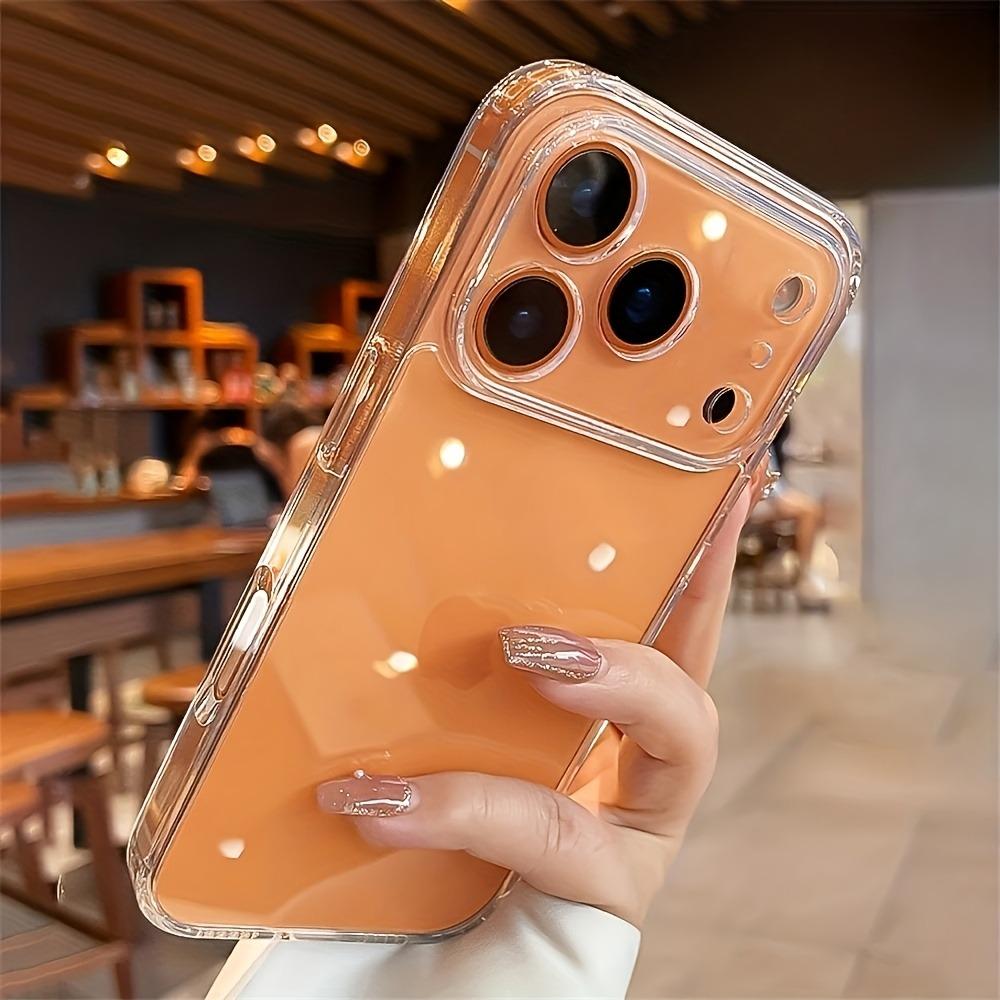 Luxury Transparent Soft TPU Phone Case For iPhone 17 16 Pro Max 16 Plus Air Lens Protection Shockproof Clear Cover For iPhone17