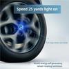 hzrm1 Mercedes Benz Magnetic Suspension LED Illuminated Wheel Hub Caps Lights for C-Class A-Class E-Class Upgrade Wheel Center Caps1
