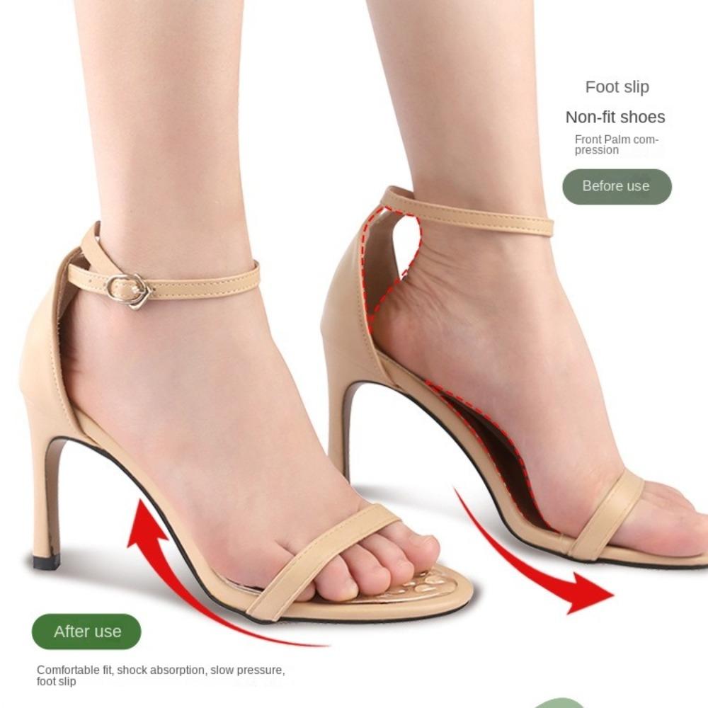 1 пара силиконовых массажных стелек для обуви, облегчающих боль в ногах, стельки-подушечки для ног, стельки для обуви на высоком каблуке