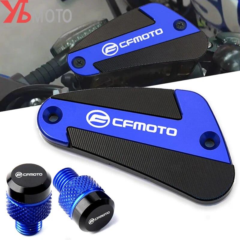 Новый для CFMOTO CF 650 650MT 700MT 650NK 400NK 650GT мотоцикла с ЧПУ алюминиевый передний резервуар тормозной жидкости крышка зеркала заглушки