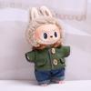 For 17cm Labubu Doll Clothes Fashion Clothes Hoodies Doll Clothes Color Match Hoodies Dolls Accessories Cute Decoration Little Cloths