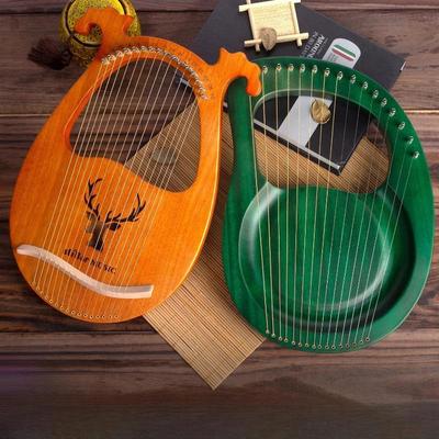 16 струн LyHarps Музыкальная лира Арфа Деревянные музыкальные инструменты Ударные Мини-арфа Лира Лира Портативные струнные инструменты Подарки