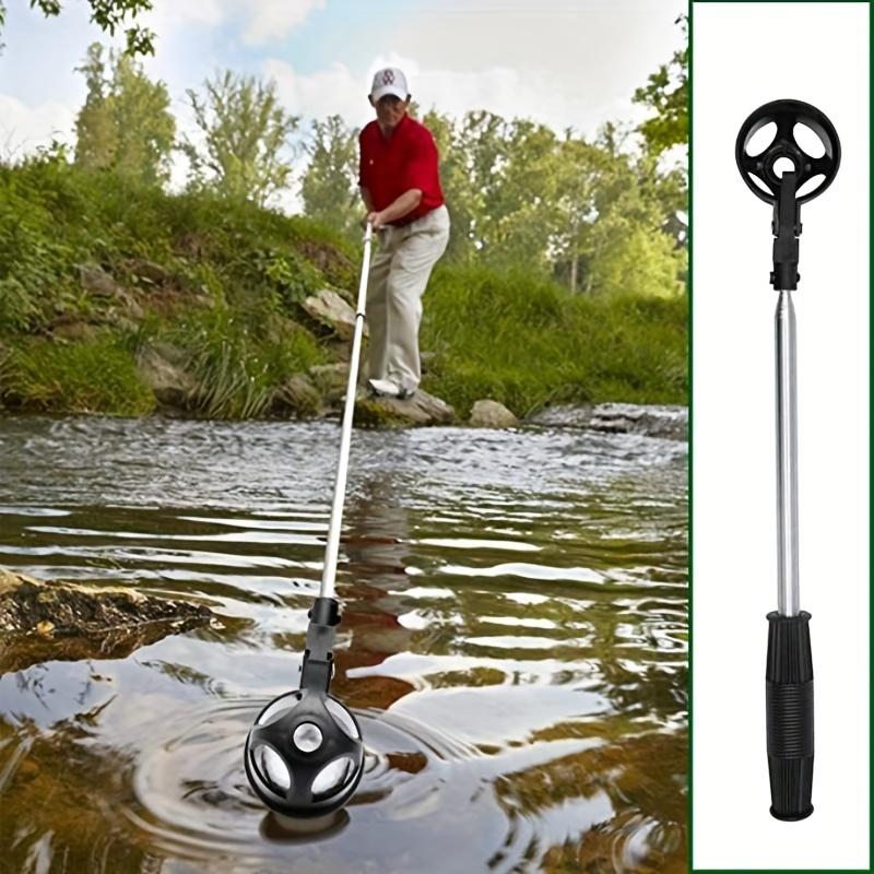Stainless Steel Golf Ball Retriever - Telescopic Tool for Easy Ball Picking - Perfect Golf Accessory for Men - Great Golf Gift Idea