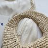 Clutch Purse Lafite Straw Bag Handmade Grass Woven Bag Leisure Weave Tote Bag  Girls