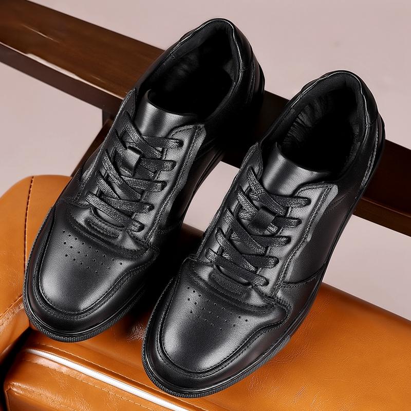 Новое поступление Мужская вулканизированная обувь Повседневная кожаная мужская повседневная обувь Универсальная для отдыха Прогулок Скейтборда Обувь Tenis Masculino