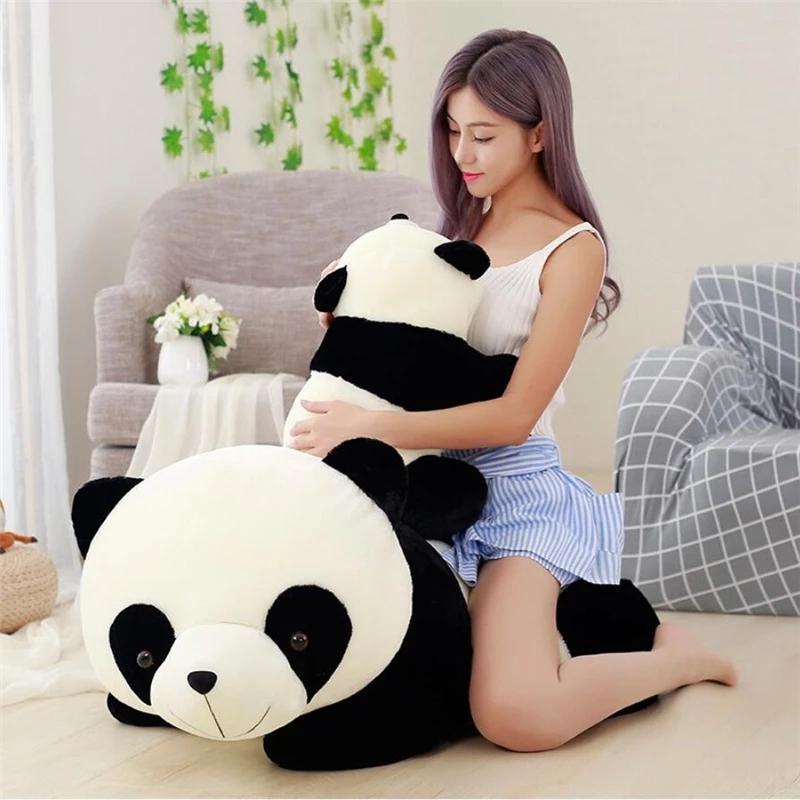 Cute Baby Big Giant Panda Bear Plush Stuffed Animal Doll Animals Toy Pillow Cartoon Dolls Girls Lover Gifts