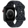 Силиконовый ремешок для Apple Watch Band Ultra 2 49 мм 46 мм 45 мм 44 мм 42 мм Спортивный дышащий браслет для IWatch Series 10 9 8 7 6 SE 5