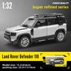 Rover Land Suv Defender 136 Scale Alloy Car Model With Sound Light Kids For
