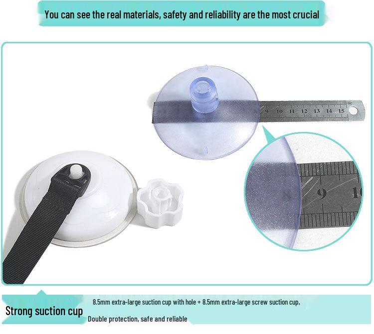 Double Layer Suction Cup Cat Hammock for Glass Windows