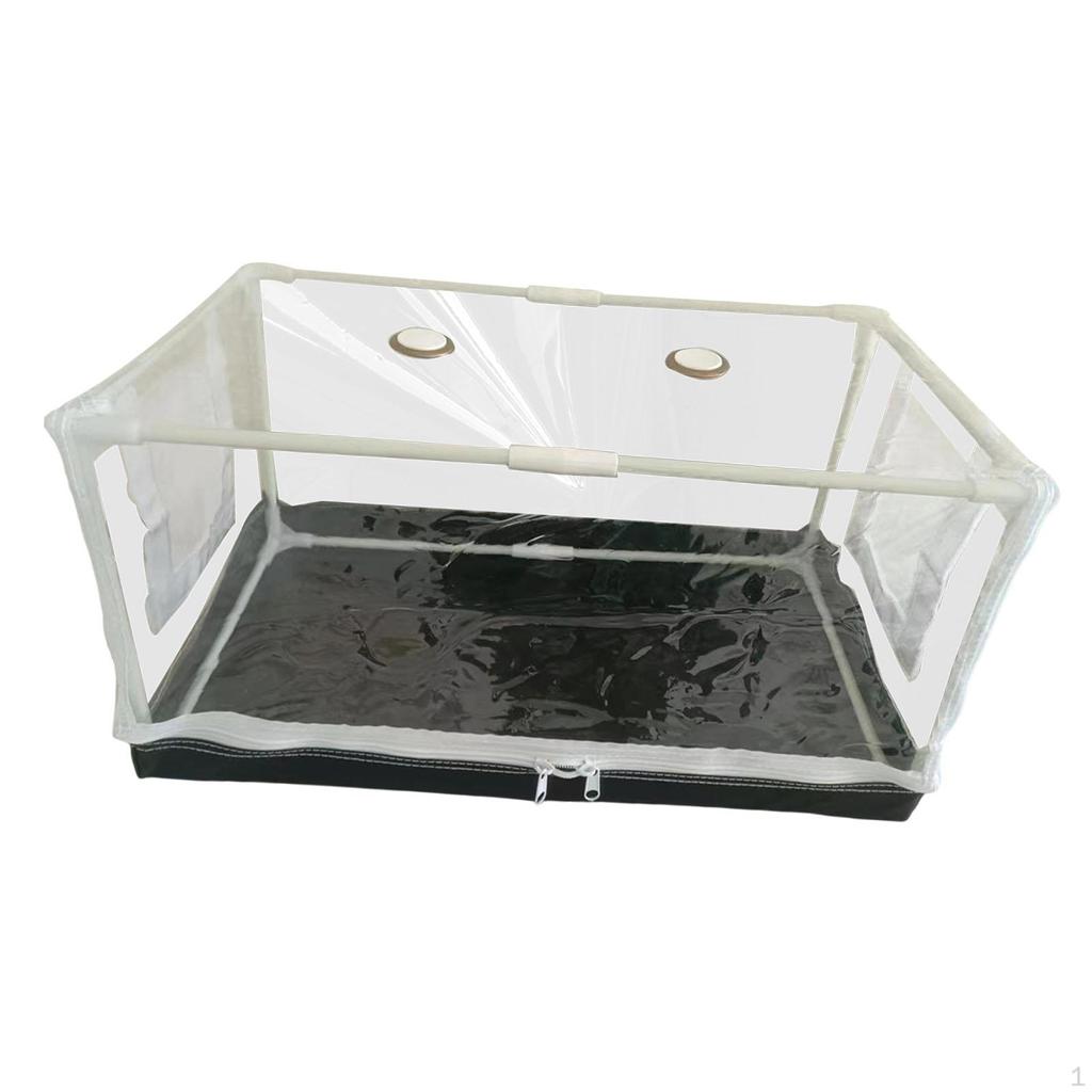 Комплект для выращивания грибов, складной прозрачный контейнер для садоводства, теплица