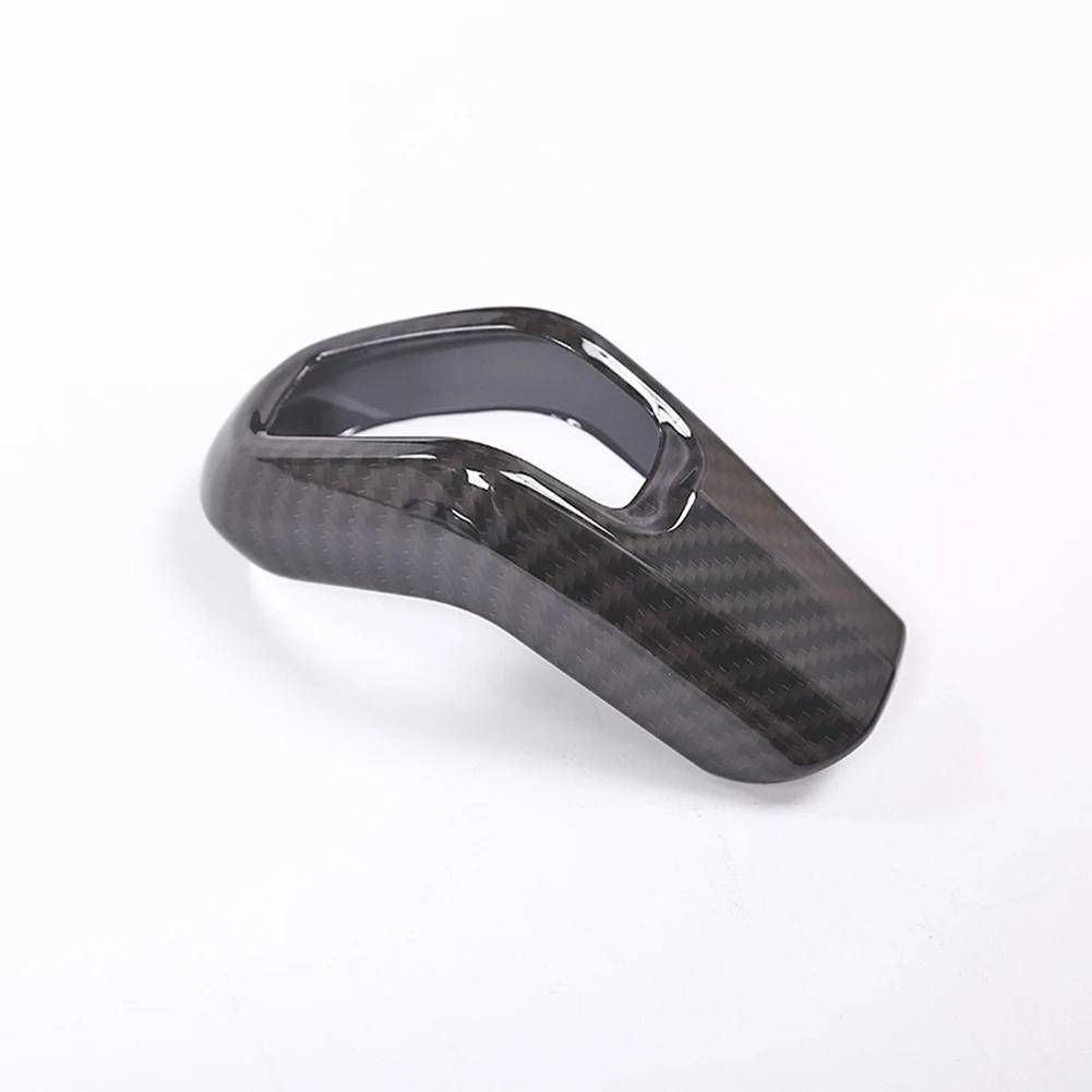 Крышка головки ручки переключения передач из углеродного волокна для автомобиля, АБС-пластик, гандбольная крышка, отделка, аксессуары для интерьера для Range Rover 14-17