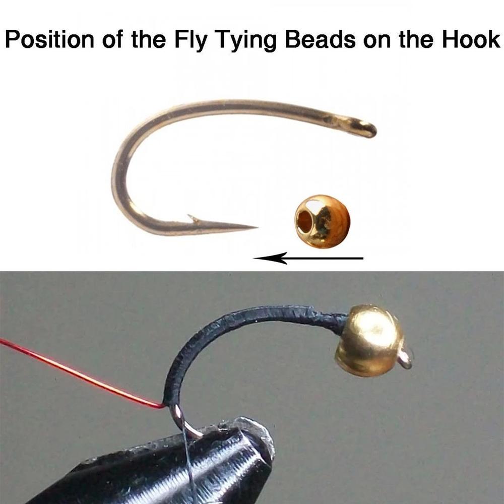 2.0mm/2.5mm/2.8mm/3.3mm/3.5mm Tungsten Beads Nice-Designed Slotted Bead Fly Fishing
