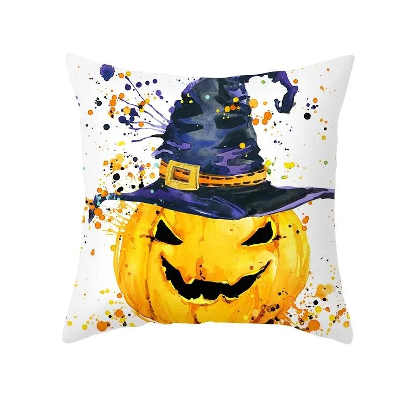 Taie d'Oreiller Theme Halloween, Voiture Fantôme, Horreur, Бюро, Салон, Канапе