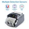 Money Counter Machine Counterfeit Bill Detector with UV MG IR Detection Automatic Money Detection