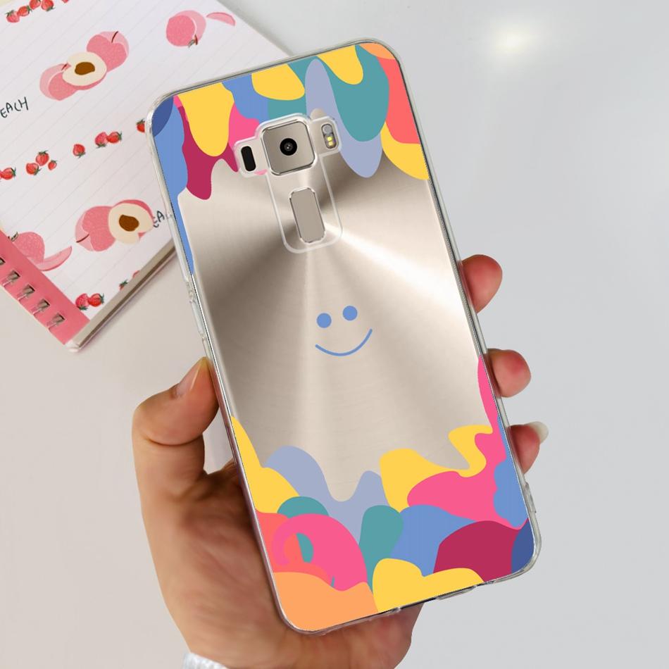 Чехол для Asus ZenFone 3 ZE520KL ZA520KL Asus ZenFone3 Z017D Z017DA Z017DB 5.2" Модный Мягкий Силиконовый TPU Задняя Крышка Телефона