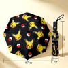 Pikachu Party 8 Ribs 3Fold Black Glue Uv Protection Umbrella Sun Protection Rainproof Compact Folding Umbrella For Travel Daily Use C923628