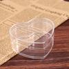 Empty Bottle Heart Shaped Candy Boxes Packaging Jar Nail Art Cosmetic Storage