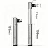 Mini Size Bicycle Pump Aluminum Zinc Zinc Alloy Cycling Pump Portable Hand Inflator Mini Bike Pump  Cycling