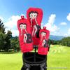 Hokushin Trading Чехол для головки клюшки для стержневых клюшек Betty Boop (OHC0082)